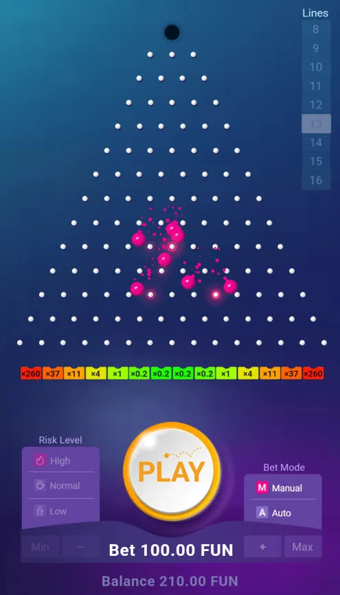 Comment jouer &agrave; Plinko pour de l'argent r&eacute;el en Belgique